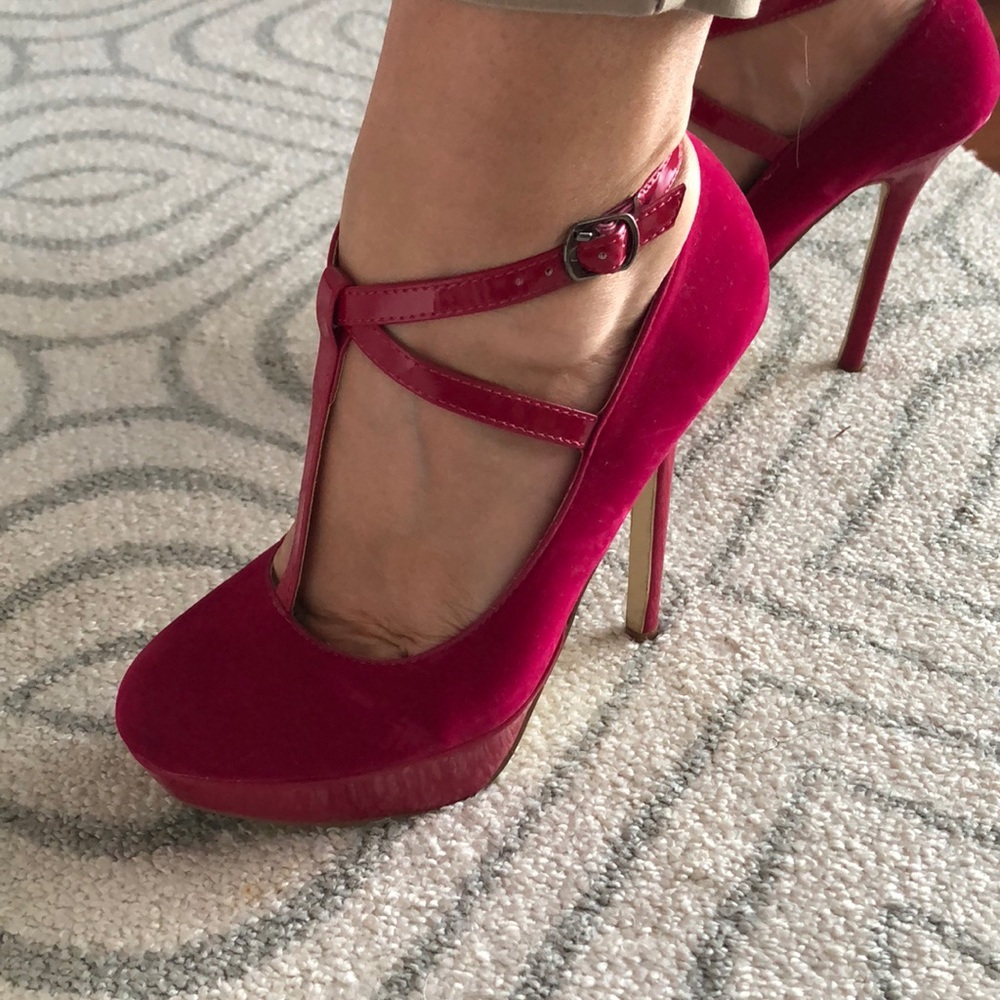 Sofina Hot Pink Platform Pump